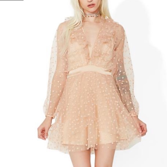 For Love And Lemons All That Glitters Mini Dress - Picture 2 of 6
